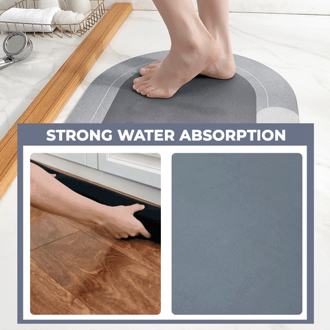 Non-Sleep Water Absorbing Bathroom Mat (Buy 1 Get 1 Free)